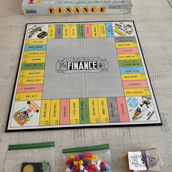 Rare, vintage 1958 Parker Brothers Business Trading Game Finance - Picture 3 of 10